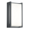 TRIO INDUS rectangular outdoor LED wall lamp IP54 anthracite