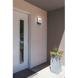 TRIO KASAI outdoor wall lamp with twilight sensor IP54
