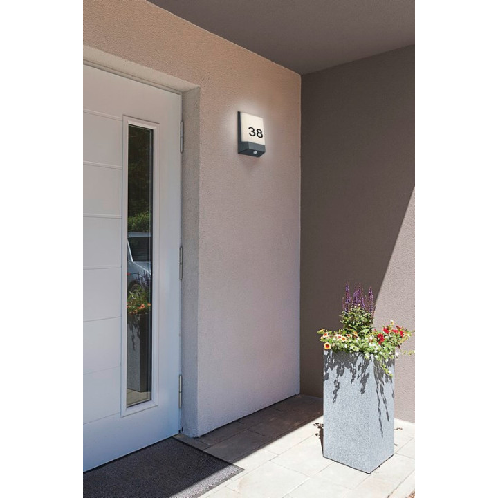 TRIO KASAI outdoor wall lamp with twilight sensor IP54