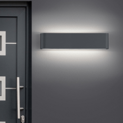 TRIO THAMES II kinkiet zewnętrzny LED IP54 biały, antracyt