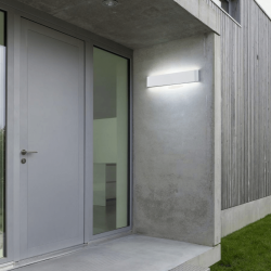TRIO THAMES II kinkiet zewnętrzny LED IP54 biały, antracyt