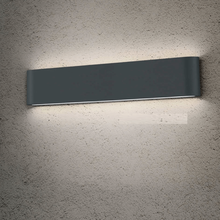 TRIO THAMES II outdoor LED wall lamp IP54 white, anthracite