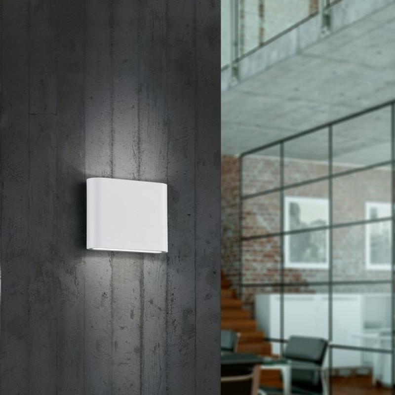 TRIO THAMES II kinkiet zewnętrzny LED IP54 biały, antracyt