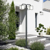 TRIO CUBANGO garden standing lamp 200cm 2xE27 anthracite