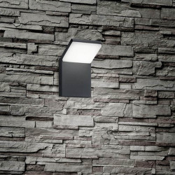 TRIO PEARL LED outdoor wall lamp 8W IP54 anthracite