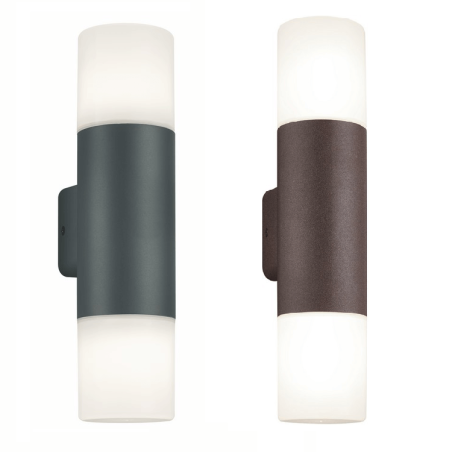 TRIO HOOSIC outdoor wall lamp, up/down, 2xE27 IP44 TRIO HOOSIC outdoor wall lamp, up/down, 2xE27 IP44