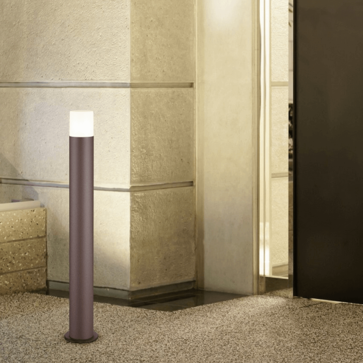 TRIO HOOSIC garden standing lamp E27 anthracite, copper