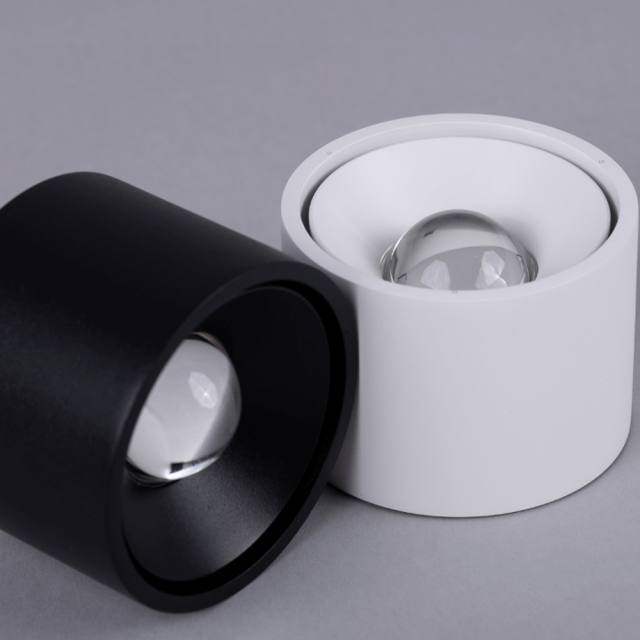 OXYLED IDRA surface-mounted LED ceiling tube 9W white, black