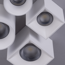 OXYLED NABLA square surface-mounted LED luminaire 2700K/4000K/6500K