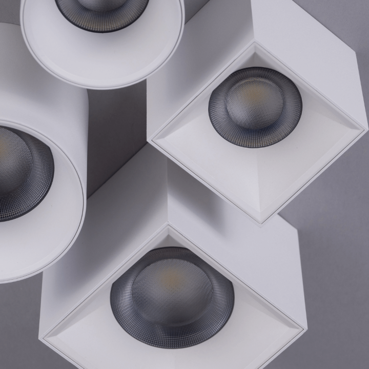 OXYLED NABLA square surface-mounted LED luminaire 2700K/4000K/6500K