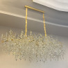 ADANI PREMIUM długa, ekskluzywna lampa wisząca 180cm z kryształu K9