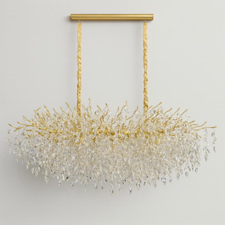 ADANI PREMIUM długa, ekskluzywna lampa wisząca 180cm z kryształu K9 ADANI PREMIUM długa, ekskluzywna lampa wisząca 180cm z kryształu K9