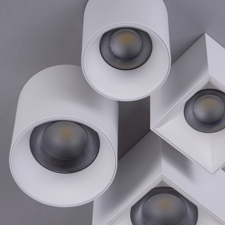 OXYLED NABLA round surface-mounted LED luminaire 2700K/4000K/6500K