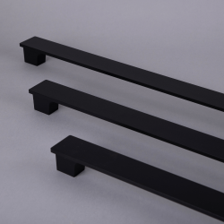 LOONARI TESSO oblong, black LED wall lamp IP65 90/120/150cm