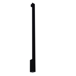 LOONARI TESSO podłużny, czarny kinkiet LED IP65 90/120/150cm