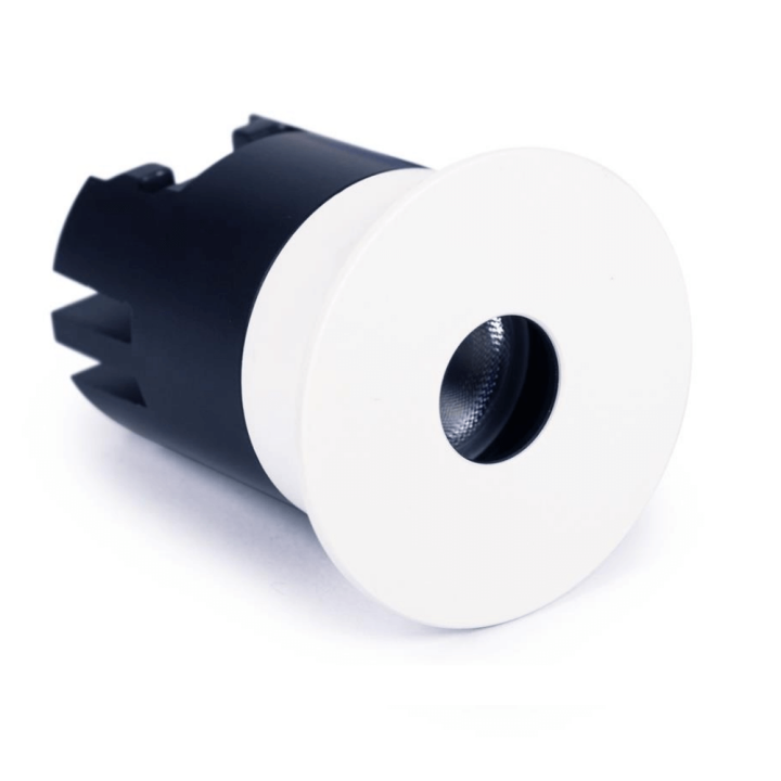 OXYLED OREA I recessed LED fixture 2700K/4000K/6500K white, black