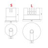 OXYLED OREA I recessed LED fixture 2700K/4000K/6500K white, black OXYLED OREA I recessed LED fixture 2700K/4000K/6500K white, black