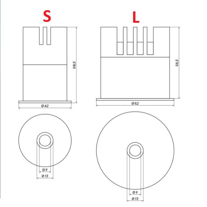 OXYLED OREA II oprawa wpuszczana S/L LED 2700K/4000K/6500K
