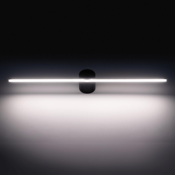LOONARI SILLA oblong black LED wall lamp 3000K IP44 60/90cm
