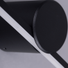 LOONARI SILLA podłużny czarny kinkiet LED 3000K IP44 60/90cm
