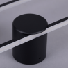 LOONARI SILLA podłużny czarny kinkiet LED 3000K IP44 60/90cm