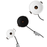 LOONARI NOVA recessed LED fixture 3000K/4000K/6000K white, black