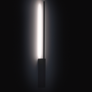 LOONARI VISSO black LED wall lamp 3000K 60/90cm
