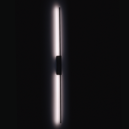 LOONARI VISSO podłużny czarny kinkiet LED 3000K 120/150cm LOONARI VISSO podłużny czarny kinkiet LED 3000K 120/150cm