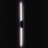 LOONARI VISSO oblong black LED wall lamp 3000K 120/150cm