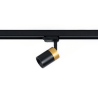 OXYLED CROSTI LACCE SLIM track light black and gold GU10