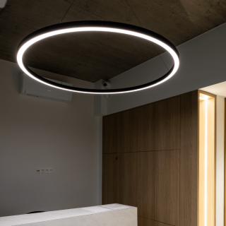 LOONARI MILO LED hanging lamp &Oslash;60/90/120cm white, black