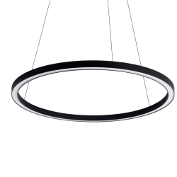 LOONARI MILO lampa wisząca LED Ø60/90/120cm biała, czarna