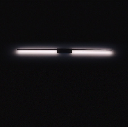 LOONARI VISSO oblong black LED wall lamp 3000K 120/150cm