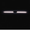 LOONARI VISSO oblong black LED wall lamp 3000K 120/150cm