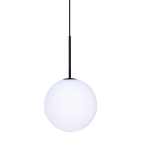 LOONARI ATINA lampa zwieszana kula G9 biała, czarna