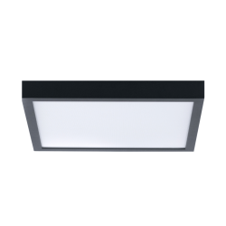LOONARI SORIA square LED ceiling lamp 3000K/4000K white, black