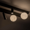 LOONARI MiniLINE EBRO TR LED luminaire 6W alabaster sphere 10cm