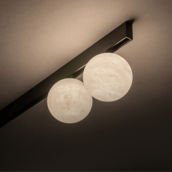 LOONARI MiniLINE EBRO TR LED luminaire 6W alabaster sphere 10cm