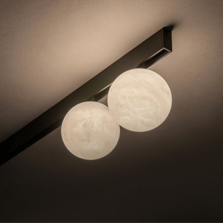 LOONARI MiniLINE EBRO TR LED luminaire 6W alabaster sphere 10cm LOONARI MiniLINE EBRO TR LED luminaire 6W alabaster sphere 10cm