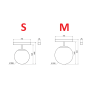 LOONARI EBRO MULTILINE LED magnetic rail lamp ball