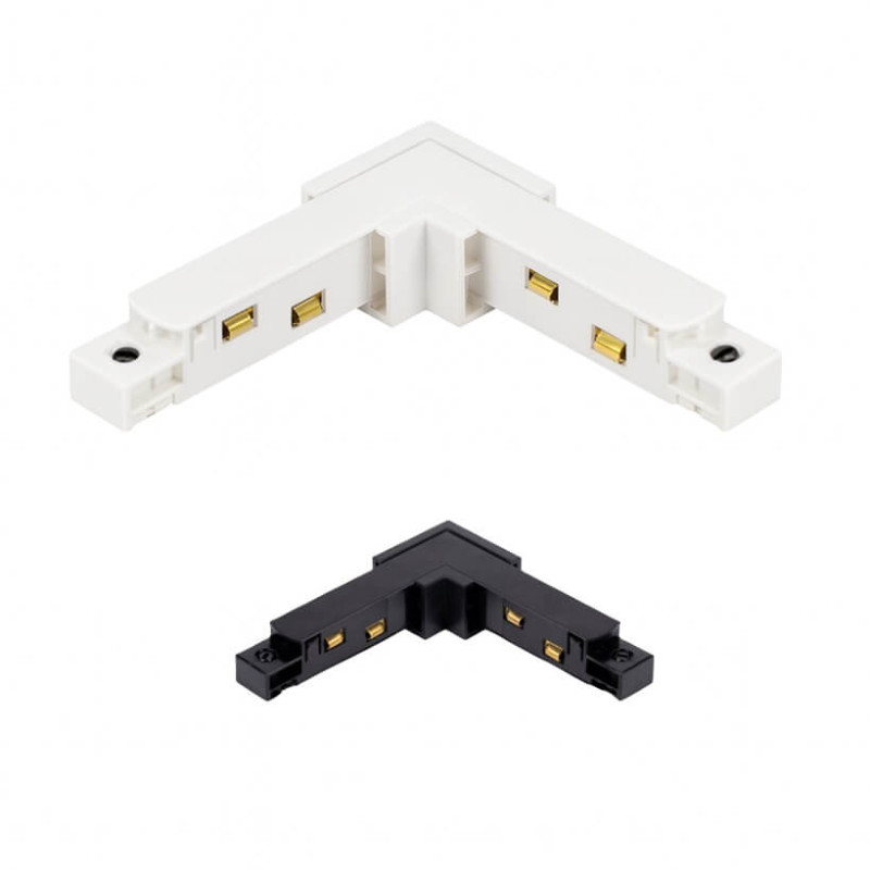 LOONARI MULTILINE TYPE A 90° connector SLIM 48V tracks white, black