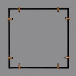 LOONARI MULTILINE łącznik TYP A 90° do szyn SLIM 48V biały, czarny