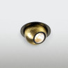 SLV DYSKO recessed ceiling light LED sphere black/gold, white/black