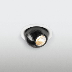 SLV DYSKO recessed ceiling light LED sphere black/gold, white/black