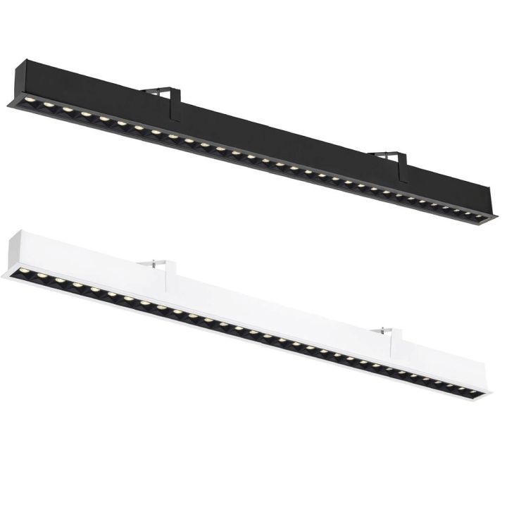 SLV GLENOS PRO oprawa wpust podłużna, sufitowa 130cm LED 3000K/4000K