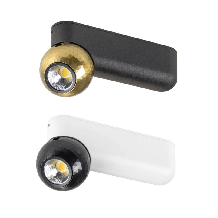 SLV DYSKO 1010300/1 nowoczesny kinkiet LED 7W kula, regulowany