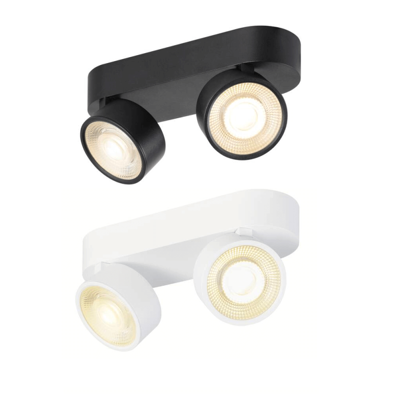 SLV KALU 1010264 podwójny reflektor natynkowy LED regulowany, 2 kolory