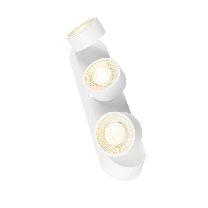 SLV KALU 1010270 adjustable triple LED surface-mount spotlight 2 colors