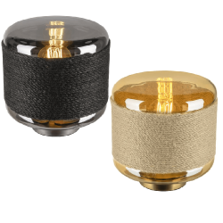 SLV PANTILO 1010208/9 lampka stołowa  E27 złoty, srebrny, styl boho