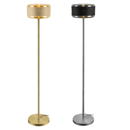 SLV PANTILO 1010206/7 elegancka lampa podłogowa z naturalnym akcentem